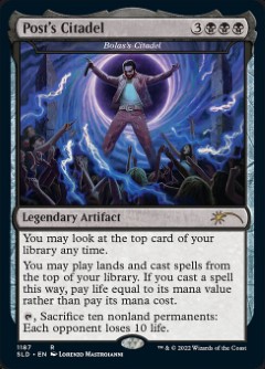 Bolas's Citadel - Post's Citadel Secret Lair Drop - Post Malone Art